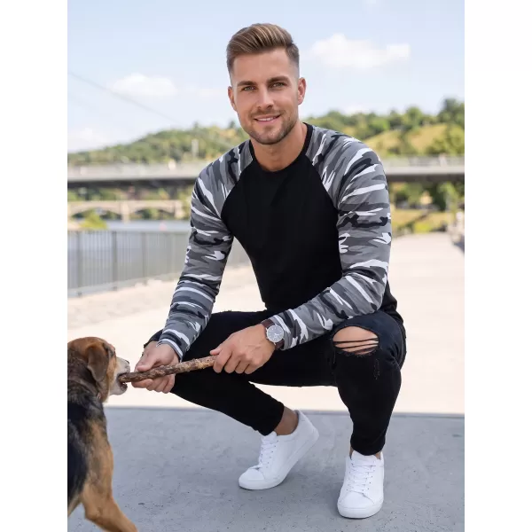  Herren-T-Shirt mit langen Ärmeln ALTISPORT NoPrint NP/ALM661 TARNGRAU 