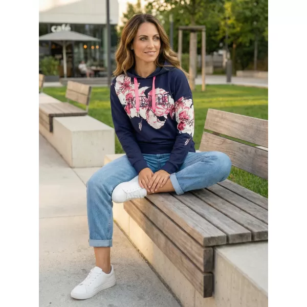 Damen-Sweatshirt KIXMI SABRINA DUNKELBLAU 