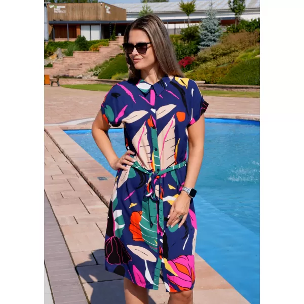  Kleid KIXMI SHANON DUNKELBLAU 