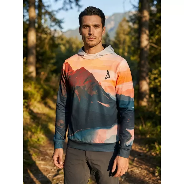 Hochwertiges Funktions-Sweatshirt für Herren ALTISPORT VOJ/ALM030MI01 ORANGE 
