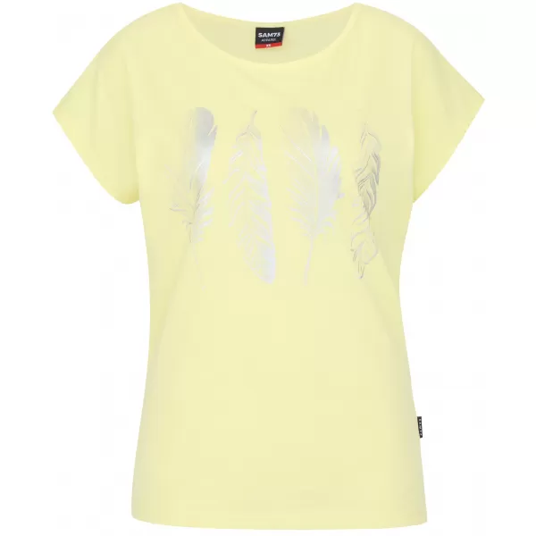 Damen-T-Shirt SAM 73 CLORINDA WT 914 HELLGELB 