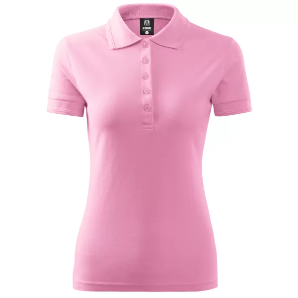  Damen-T-Shirt mit Kragen ALTISPORT NoPrint NP/ALW012 ROSA 