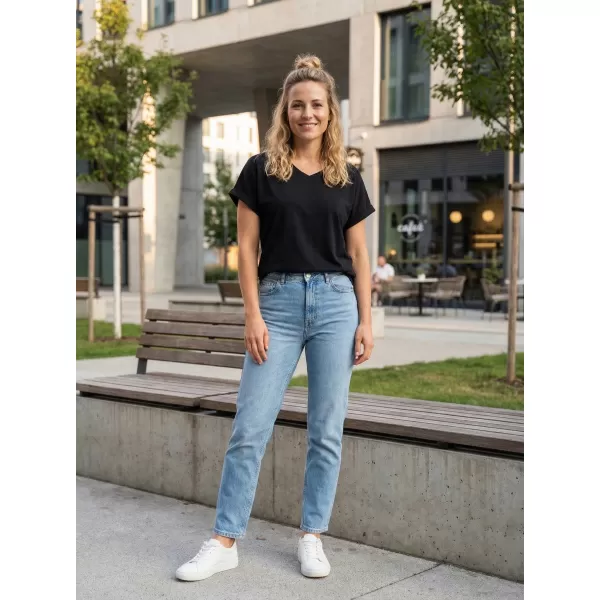  Damen-T-Shirt SAM 73 CAROLINA WT 908 SCHWARZ 