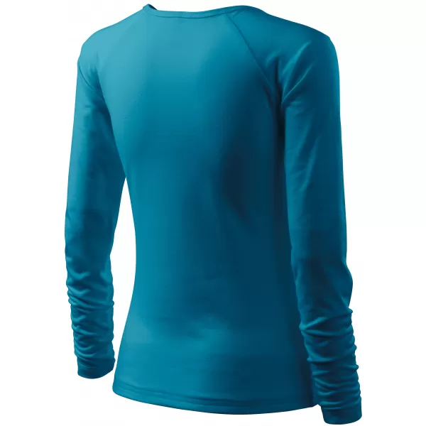  Damen-T-Shirt mit langen Ärmeln ALTISPORT NoPrint NP/ALW721 DUNKLES TÜRKIS 