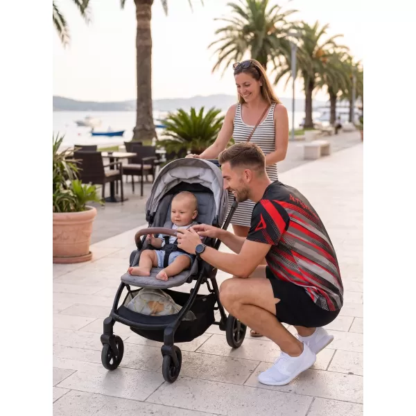  Funktionelles Premium-T-Shirt für Herren ALTISPORT VOJ/ALM028TR01 SCHWARZ UND ROT 