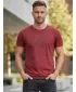 Herren-T-Shirt KIXMI SALEM BURGUND