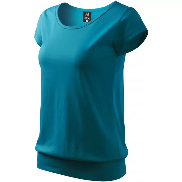  Damen-T-Shirt ALTISPORT NoPrint NP/ALW021 DUNKLES TÜRKIS 