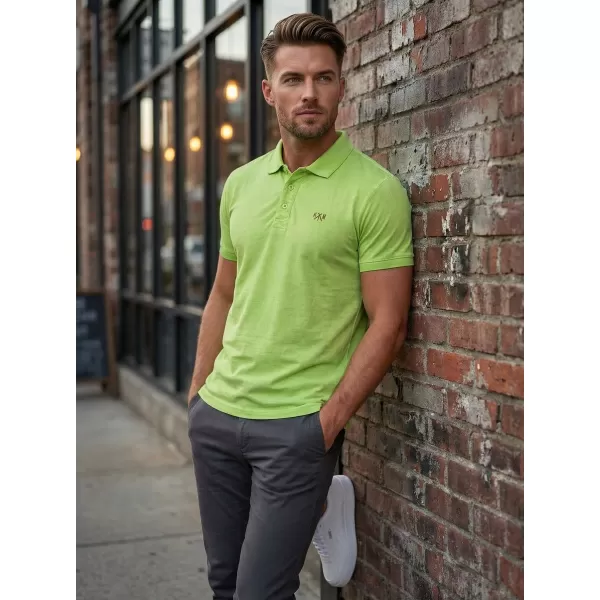  Herren-T-Shirt KIXMI SPENCER GRÜN 