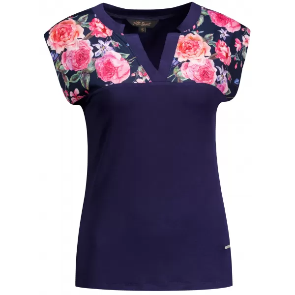  Damen-T-Shirt ALTISPORT CLARA DUNKELBLAU 