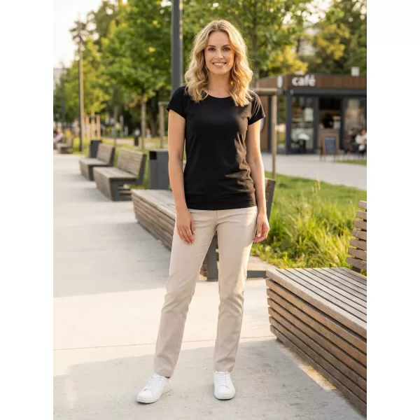  Damen-T-Shirt ALTISPORT NoPrint NP/ALW021 SCHWARZ 