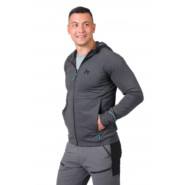  Herren-Sweatshirt HANNAH ETHAN HOODY ANTHRAZIT MEL 