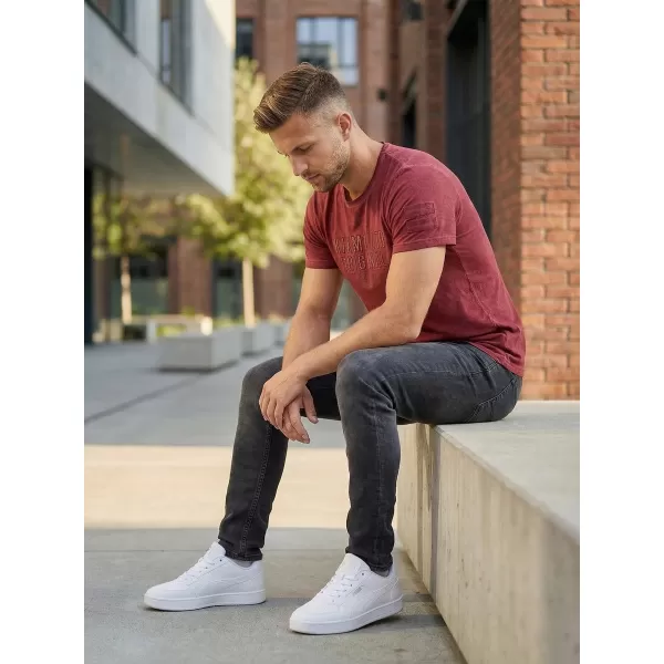  Herren-T-Shirt KIXMI SALEM BURGUND 