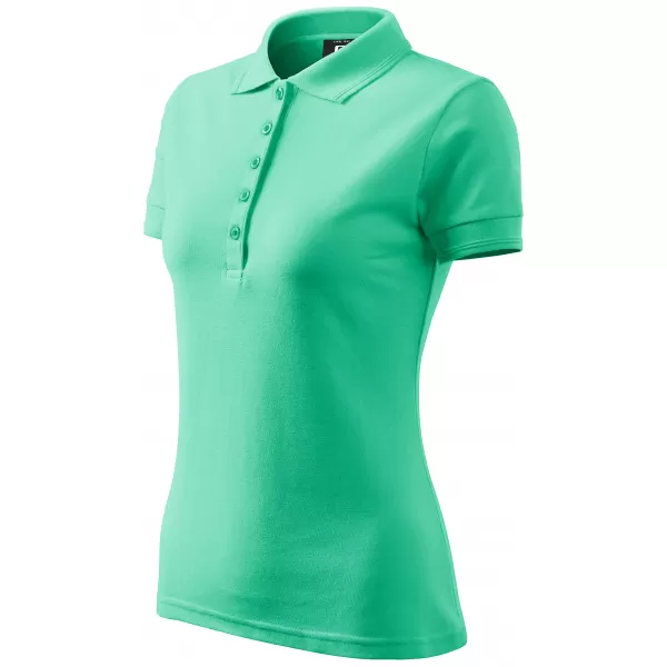  Damen-T-Shirt mit Kragen ALTISPORT NoPrint NP/ALW012 MINZE 