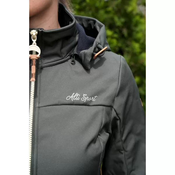  Softshell-Mantel für Damen ALTISPORT CIARA KHAKI 