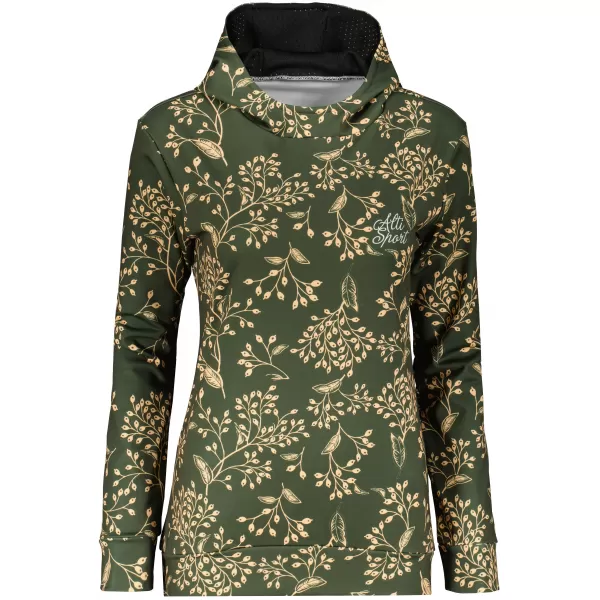  Hochwertiges Funktions-Sweatshirt für Damen ALTISPORT VOJ/ALW025MI01 MILITÄR 