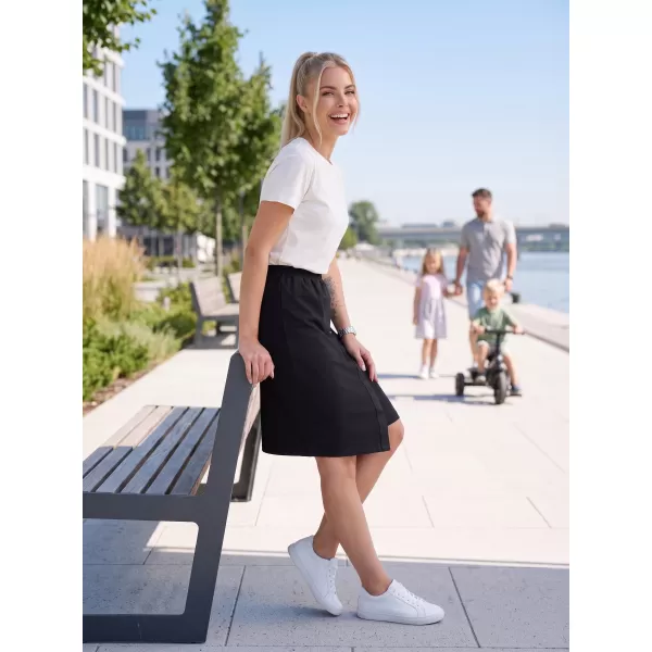  Damenrock KIXMI SIBILA SCHWARZ BLAU 