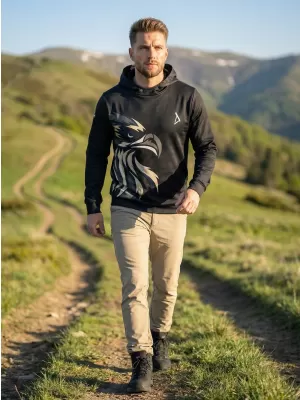 Hochwertiges Funktions-Sweatshirt für Herren ALTISPORT VOJ/ALM029MI01 SCHWARZ BRAUN