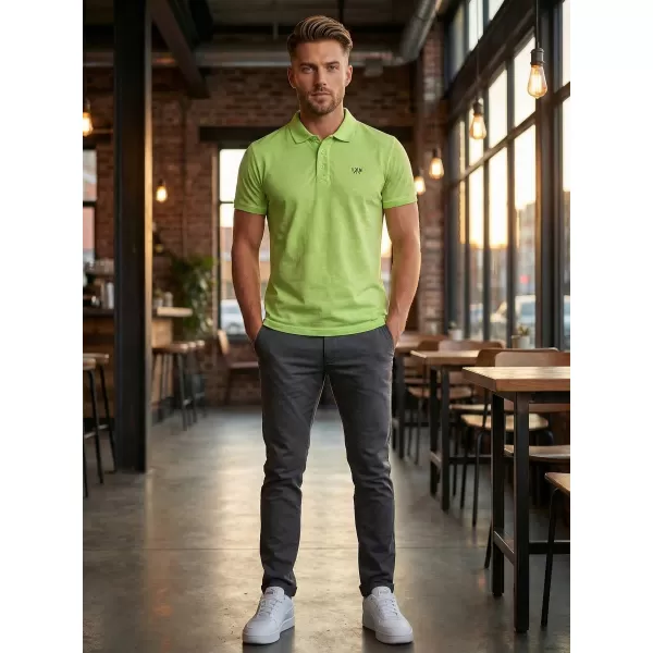  Herren-T-Shirt KIXMI SPENCER GRÜN 