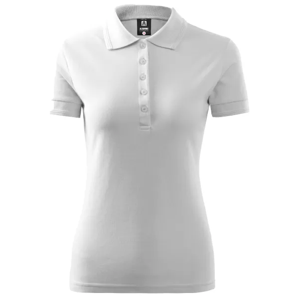  Damen-T-Shirt mit Kragen ALTISPORT NoPrint NP/ALW012 WEIß 