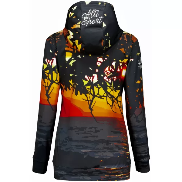  Hochwertiges Funktions-Sweatshirt für Damen ALTISPORT VOJ/ALW030MI01 ORANGE 