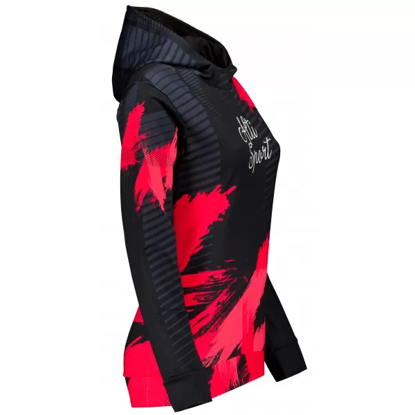  Hochwertiges Funktions-Sweatshirt für Damen ALTISPORT VOJ/ALW027MI01 SCHWARZ ROT 