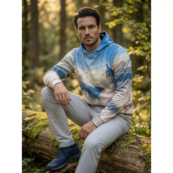  Hochwertiges Funktions-Sweatshirt für Herren ALTISPORT VOJ/ALM030MI01 BLAU 
