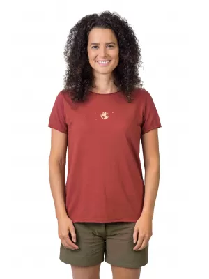 Damen-T-Shirt HANNAH EDITH MARSALA