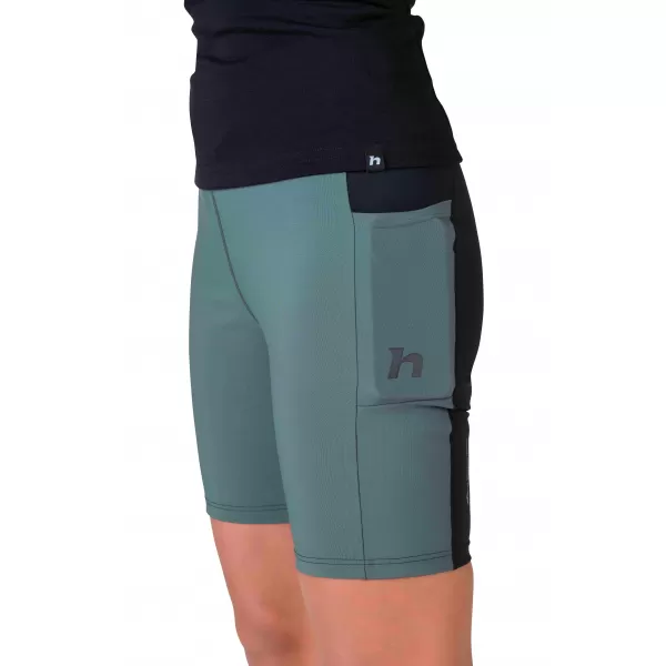  Kurze Leggings für Damen HANNAH LIS PRO ANTHRAZIT/URBAN-CHIC 