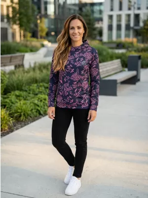 Hochwertiges Funktions-Sweatshirt für Damen ALTISPORT VOJ/ALW025MI01 DUNKELBLAU