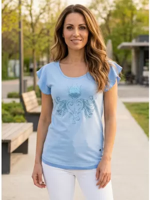 Damen-T-Shirt KIXMI SAMMI BLAU