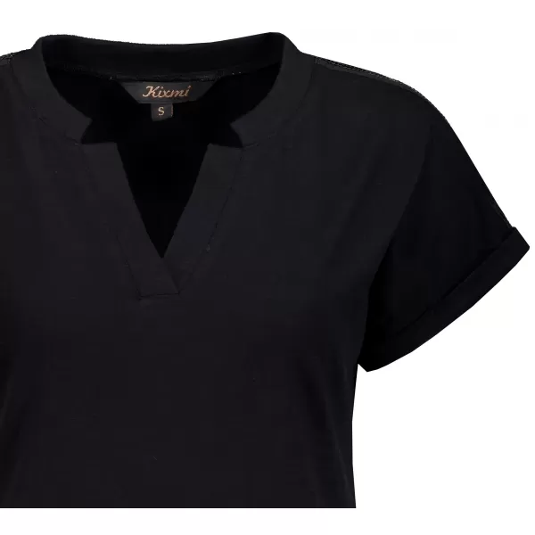 Damen-T-Shirt KIXMI SELENA SCHWARZ 