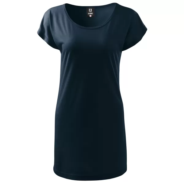  Langes T-Shirt für Damen ALTISPORT NoPrint NP/ALW321 NAVY BLAU 