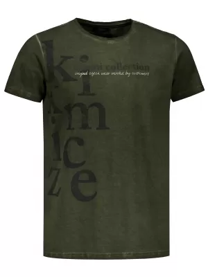 Herren-T-Shirt KIXMI SANDER KHAKI