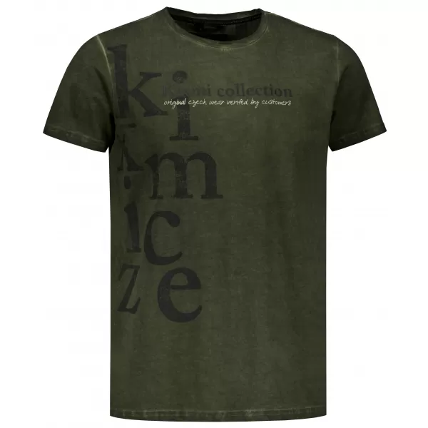  Herren-T-Shirt KIXMI SANDER KHAKI 