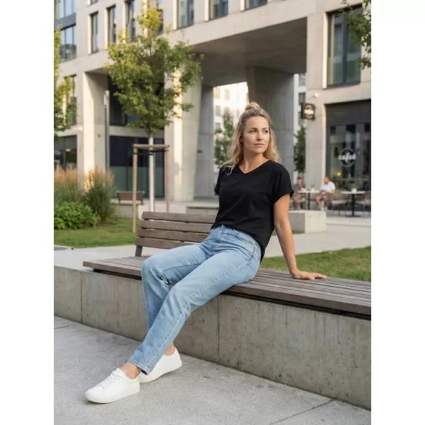  Damen-T-Shirt SAM 73 CAROLINA WT 908 SCHWARZ 