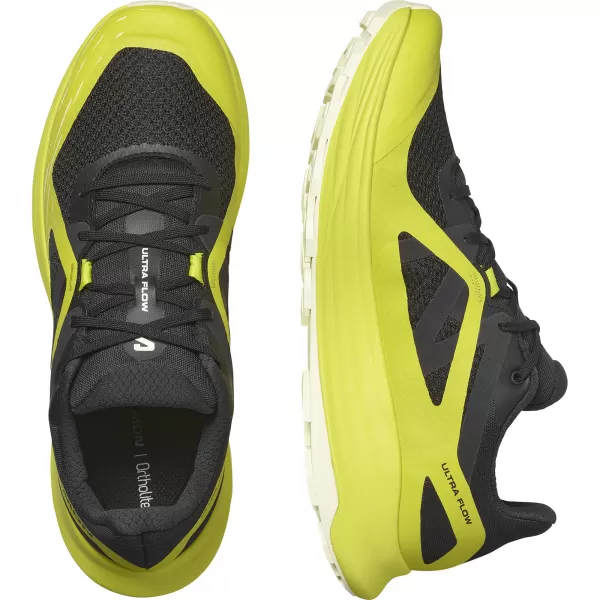  Herrenschuhe SALOMON ULTRA FLOW L47462500 SCHWARZ/SCHWEFELFEDER/TRANSPARENTGELB 