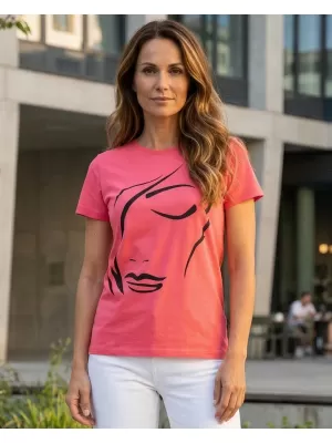 Damen-T-Shirt SAM 73 MARIANELA WT 905 HELLE HIMBEERE