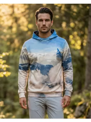Hochwertiges Funktions-Sweatshirt für Herren ALTISPORT VOJ/ALM030MI01 BLAU