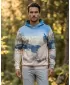 Hochwertiges Funktions-Sweatshirt für Herren ALTISPORT VOJ/ALM030MI01 BLAU
