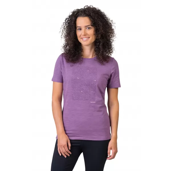  Damen-T-Shirt HANNAH SELIA TRAUBENMARMELADE 