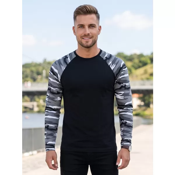 Herren-T-Shirt mit langen Ärmeln ALTISPORT NoPrint NP/ALM661 TARNGRAU 