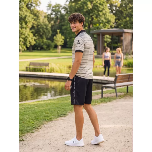  Hochwertige Funktionsshorts für Herren ALTISPORT VOJ/ALM021KRA01 SCHWARZ 