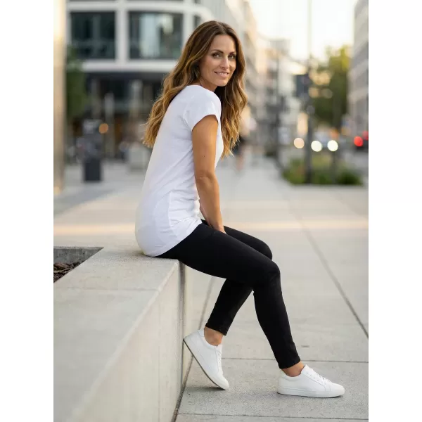  Langes T-Shirt für Damen ALTISPORT NoPrint NP/ALW321 WEIß 