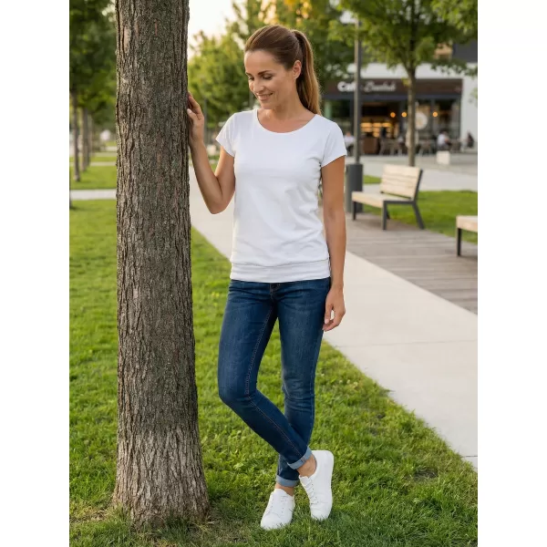  Damen-T-Shirt ALTISPORT NoPrint NP/ALW021 WEIß 