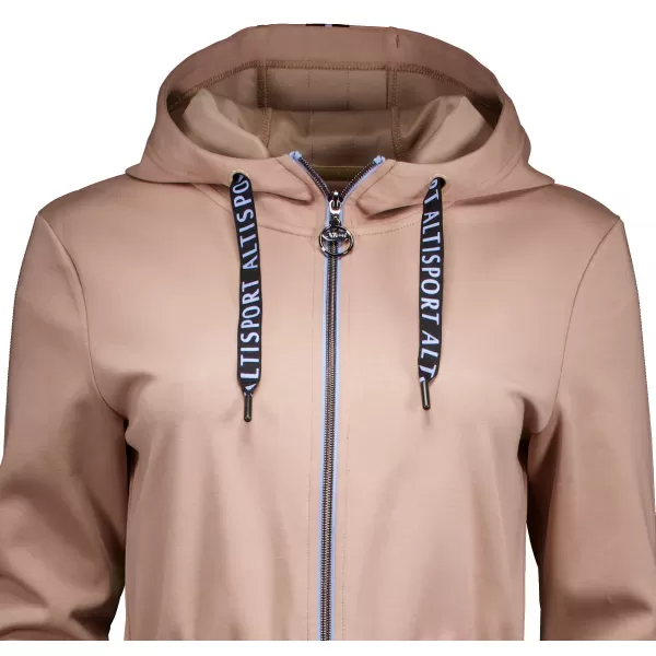  Damen-Sweatshirt ALTISPORT CELIA BEIGE/BLAU 