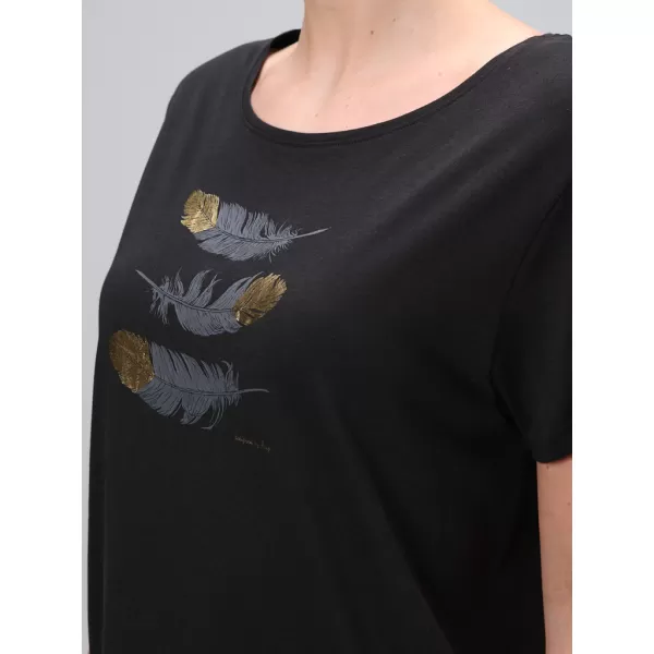  Damen-T-Shirt LOAP ASIKA CLW2459 SCHWARZ 