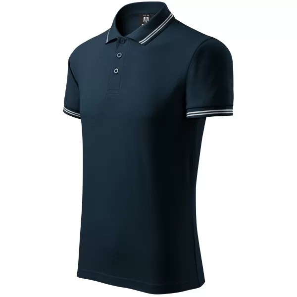  Herren-T-Shirt mit Kragen ALTISPORT NoPrint NP/ALM912 NAVY BLAU 