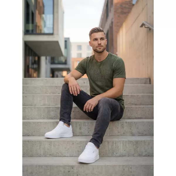  Herren-T-Shirt KIXMI SALEM KHAKI 