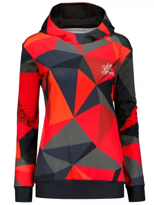 Hochwertiges Funktions-Sweatshirt für Damen ALTISPORT VOJ/ALW007MI01 ROT