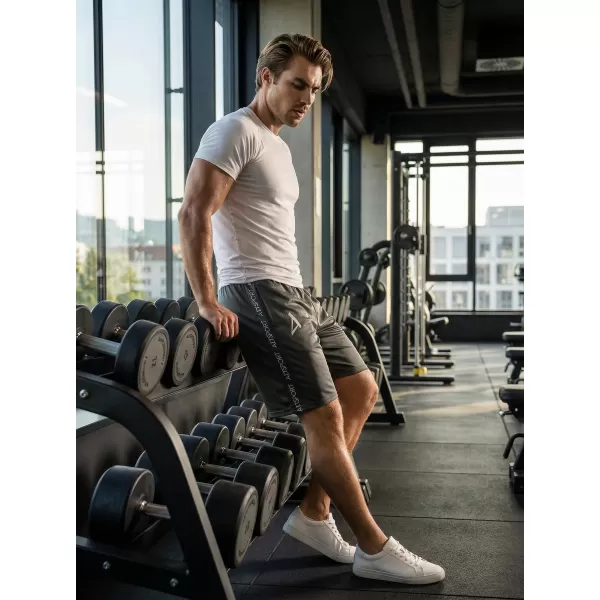  Hochwertige Funktionsshorts für Herren ALTISPORT VOJ/ALM021KRA01 GRAU 